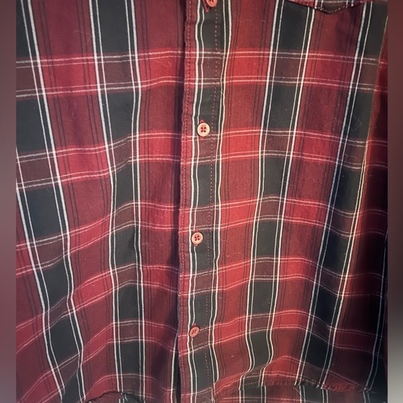 Men’s Vans Long-Sleeve Plaid Button Down Shirt - Picture 3 of 7